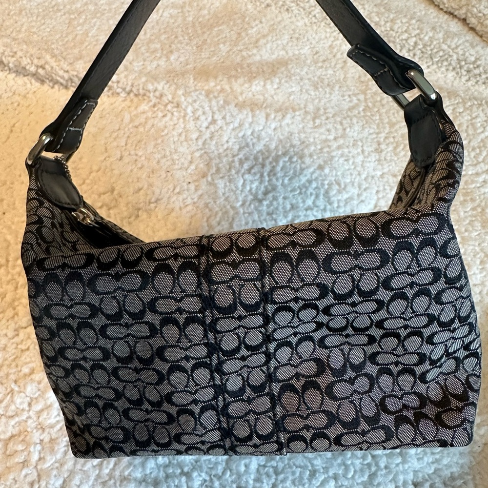 Coach Signature Black and Gray handbag